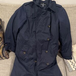 London Fog Navy Trench Coat